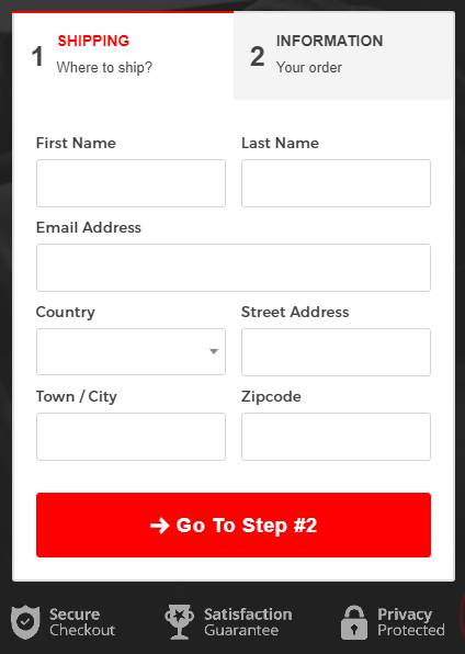 Ready To Use 2-Step Checkout Template