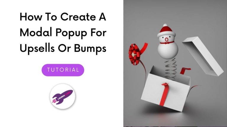 How To Create Modal Popup For Upsells Or Order Bumps With LaunchFlows